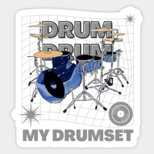 My Drumset Sticker